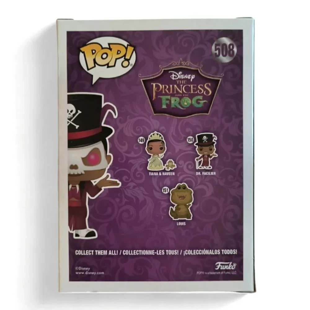 Funko Pop Disney Limited Edition Glow Chase Dr. Facilier Masked Vinyl Figure - Picture 4 of 6